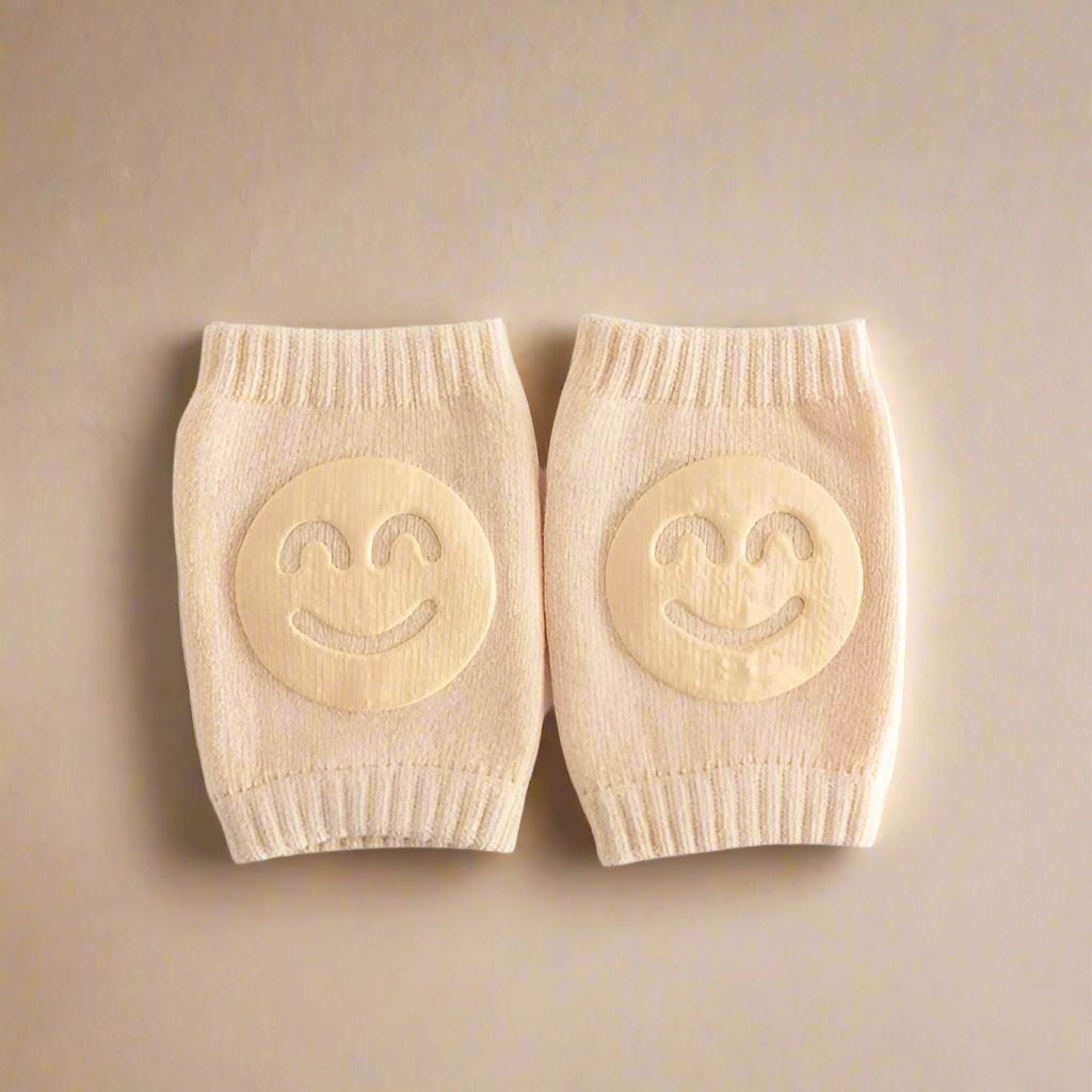 Genouillères - TotiPads™ - SmileyBeige - JPavila's Elegance Baby Shop