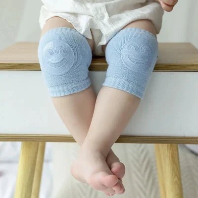 Genouillères - TotiPads™ - SmileyBleu - JPavila's Elegance Baby Shop