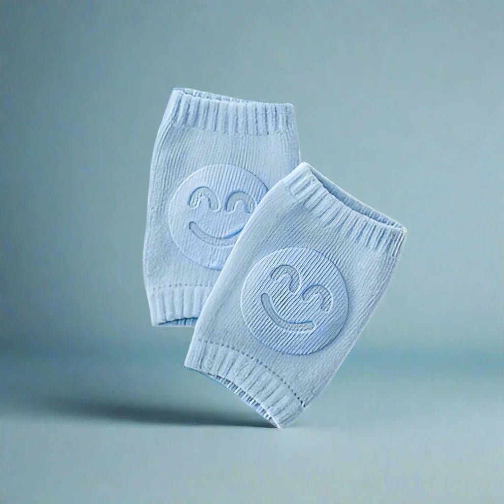 Genouillères - TotiPads™ - SmileyBleu - JPavila's Elegance Baby Shop