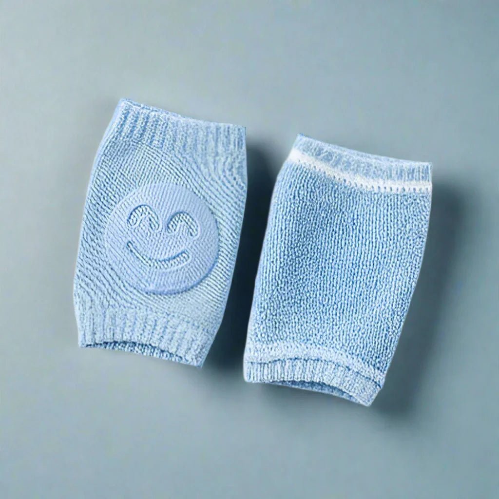 Genouillères - TotiPads™ - SmileyBleu - JPavila's Elegance Baby Shop