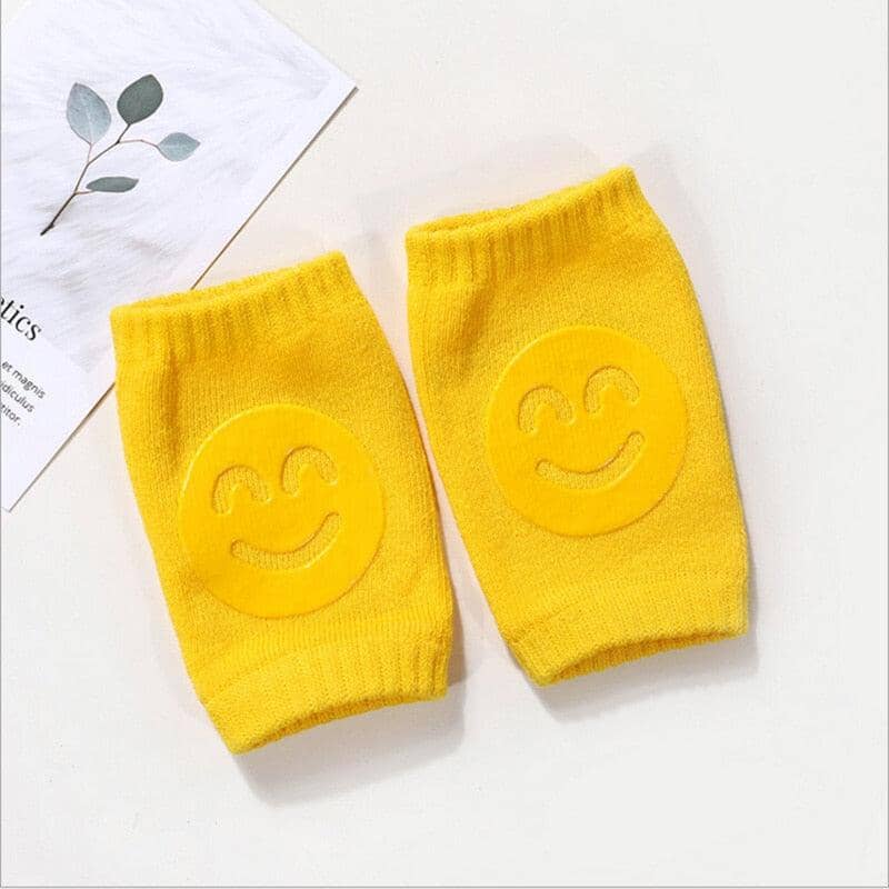 Genouillères - TotiPads™ - SmileyJaune - JPavila's Elegance Baby Shop