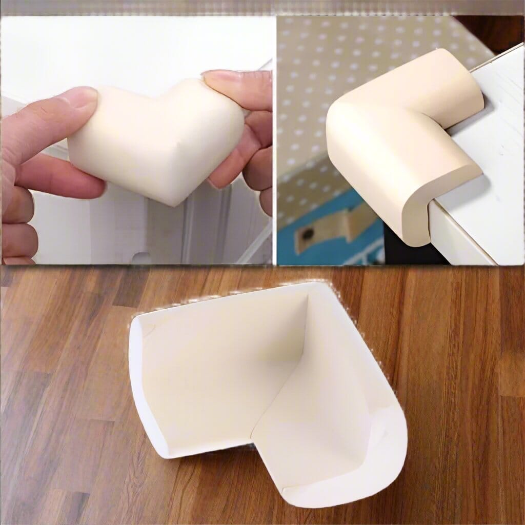Protecteur de Coin de Table - BabySafetyCornerProtector™ - Blanc - JPavila's Elegance Baby Shop