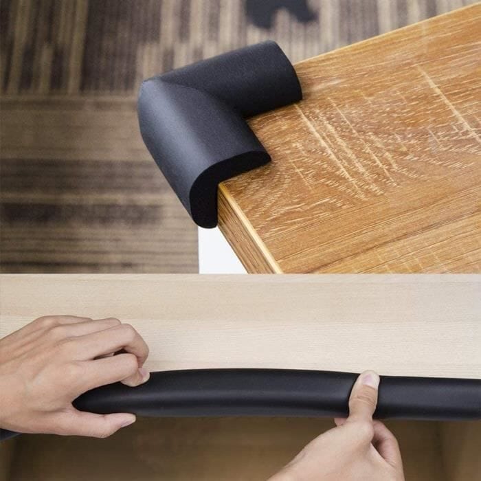 Protecteur de Coin de Table - BabySafetyCornerProtector™ - Noir - JPavila's Elegance Baby Shop