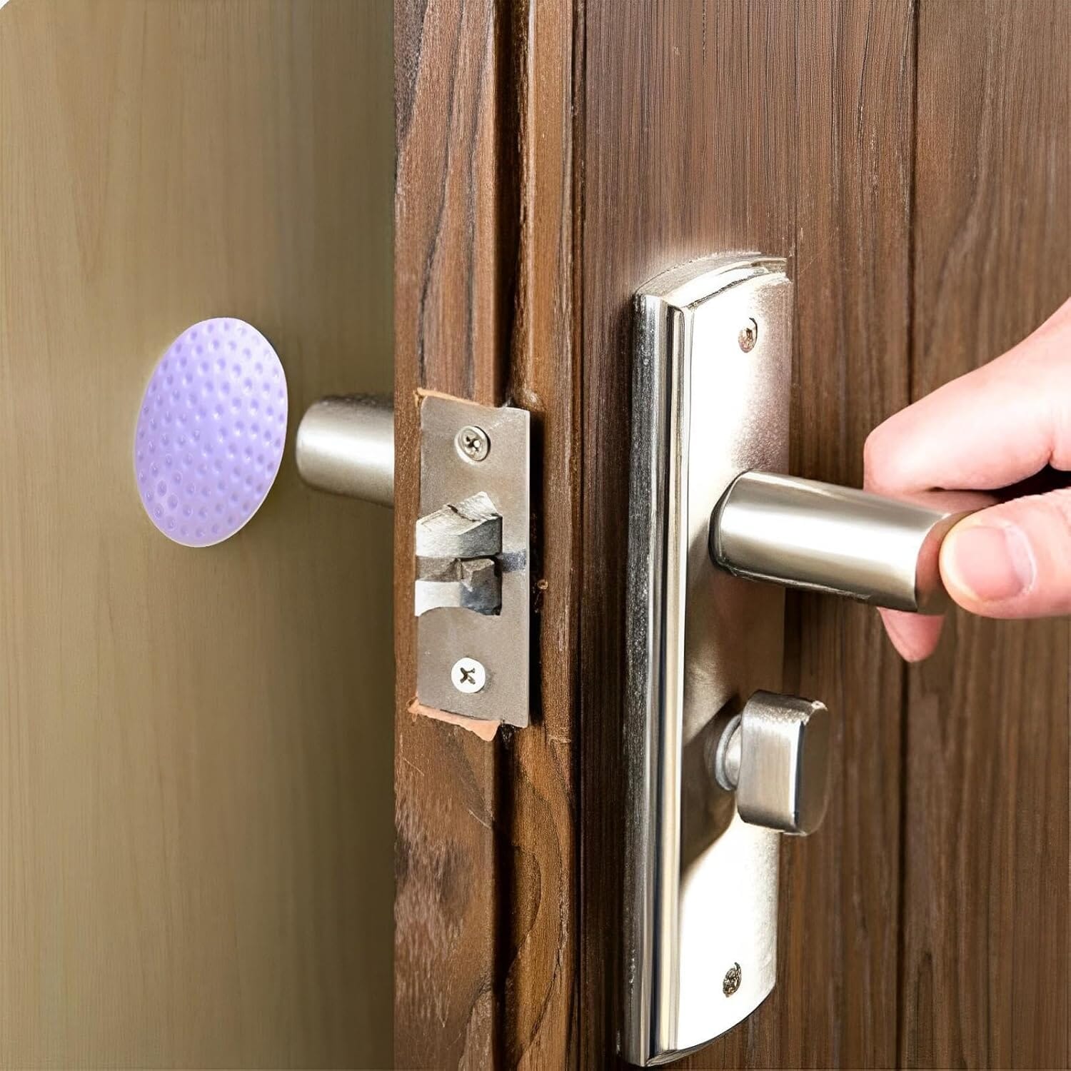 Butée de Porte - SecureStop™ - Mauve Pastel - JPavila's Elegance Baby Shop
