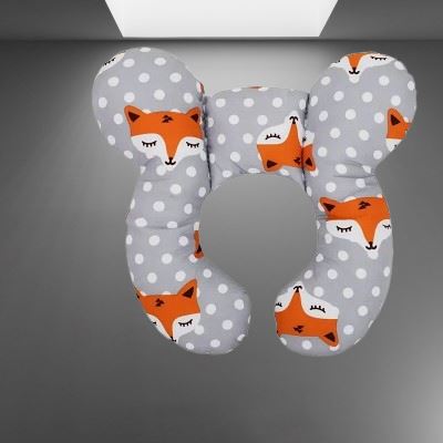 Coussin Bébé - BabyTravelPillow™ - Renard - JPavila's Elegance Baby Shop
