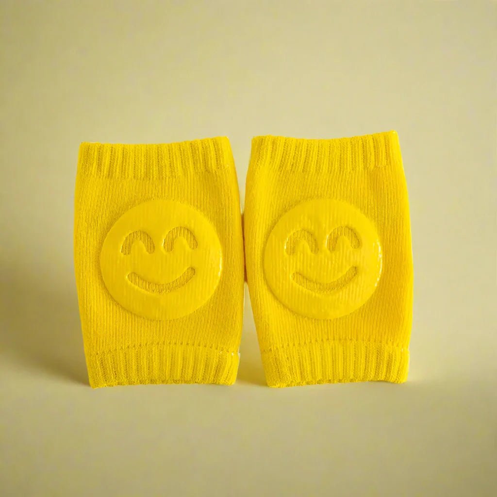 Genouillères - TotiPads™ - SmileyJaune - JPavila's Elegance Baby Shop