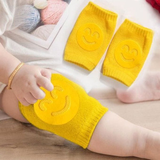 Genouillères - TotiPads™ - SmileyJaune - JPavila's Elegance Baby Shop
