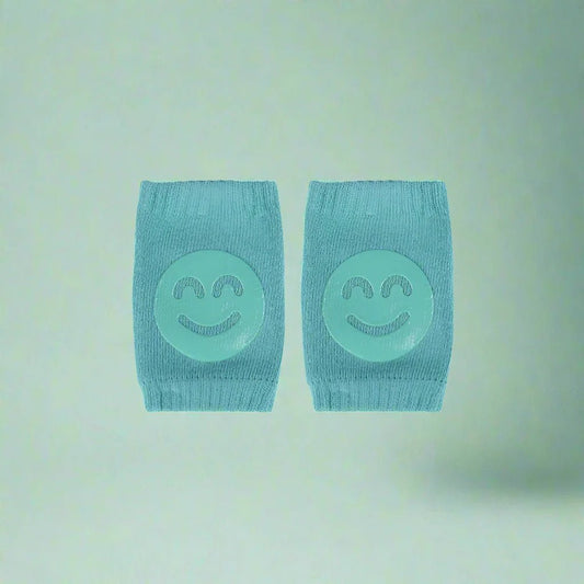 Genouillères - TotiPads™ - SmileyTurquoise - JPavila's Elegance Baby Shop
